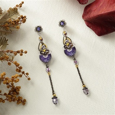 JewelryKyoto onlinestore | パープル系 | 痛くないイヤリング『ぴあり