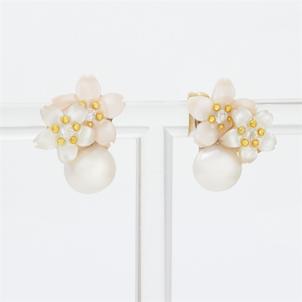 JewelryKyoto onlinestore ピアス ｜ お花見（淡水）［ピアス