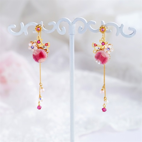 ぴあり すずな(ゴールドレッド) JewelryKyoto onlinestore ぴあり ｜ すずな（ゴールドレッド