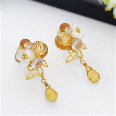 バラのピアス（黄色） imgrc0088644116.jpg