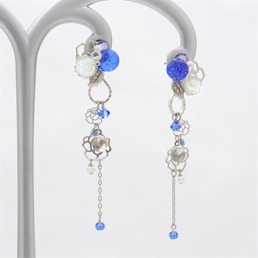 カールレイン　silver ピアス ペンダントセット シルバー925グリーンパターンピアス メンズ レディース ピアス