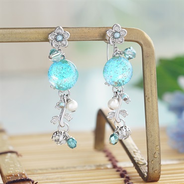 夏☻タツノオトシゴのゆらゆらピアス JewelryKyoto onlinestore ｜ ｜ JewelryKyoto onlinestore