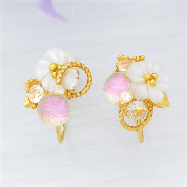JewelryKyoto onlinestore ピンク系 ｜ ピンク系 ｜痛くないイヤリング
