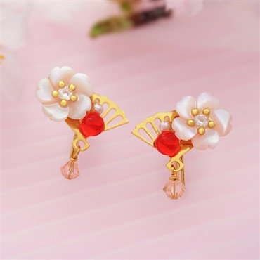 JewelryKyoto onlinestore レッド系 ｜ レッド系 ｜痛くないイヤリング