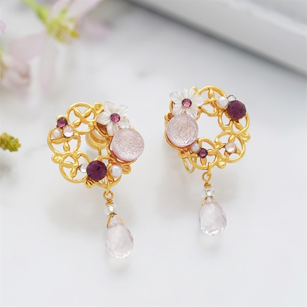 アクセサリー Kanon JewelryKyoto onlinestore ぴあり ｜ kanon（ローズクォーツ