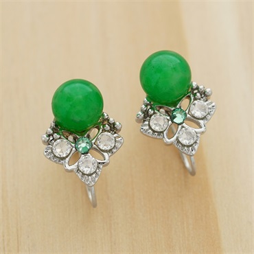 JewelryKyoto onlinestore | グリーン系 | 痛くないイヤリング『ぴあり