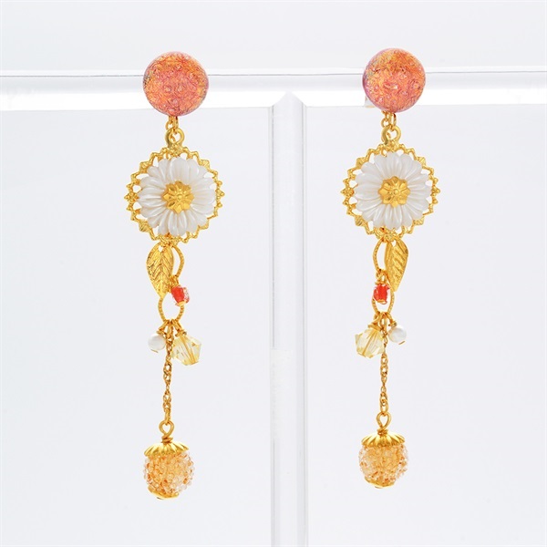 JewelryKyoto onlinestore | 夏とアザミ［ピアス］ | 痛くない