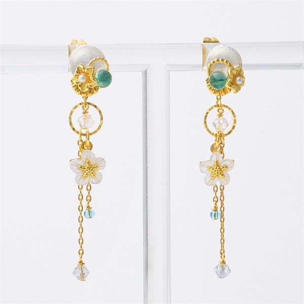 【話題:水中OK色あせなし左右セット】AVARIA Cecilia ピアス JewelryKyoto onlinestore ピアス ｜ ピアス ｜ JewelryKyoto