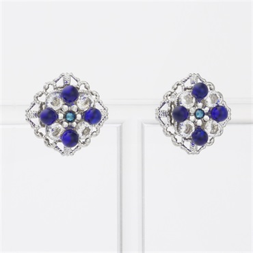 にゃおJH292★高級 ロイヤルブルーカラーS0.64ct D ピアス 鑑 JewelryKyoto onlinestore ブルー系 ｜ ブルー系 ｜ JewelryKyoto