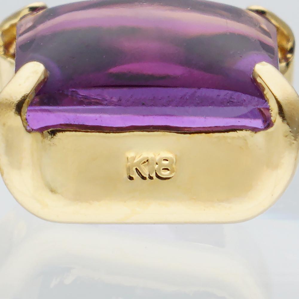 K18 ガーネット ペンダントトップ オーバルカット JewelryKyoto onlinestore ネックレス ｜ ガーネットオーバル（K18