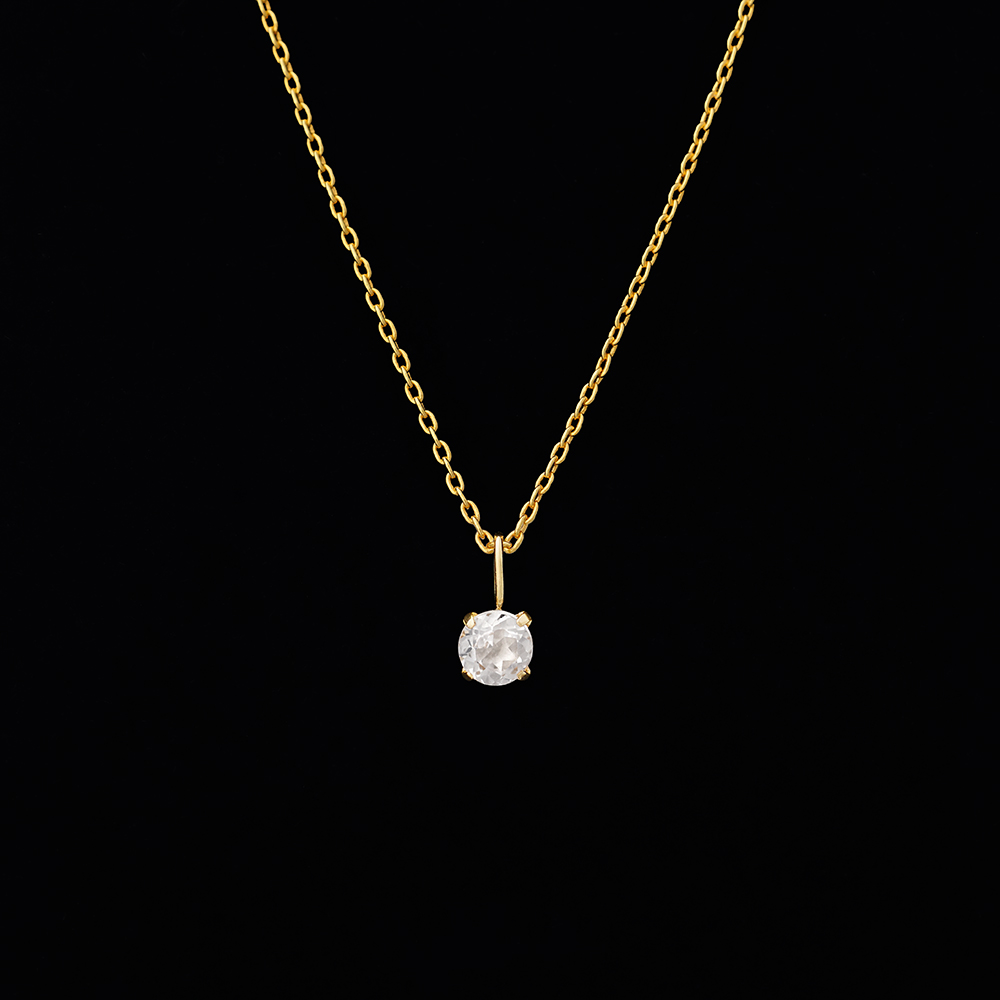 JewelryKyoto onlinestore ネックレス ｜ モルガナイトラウンド（K18 