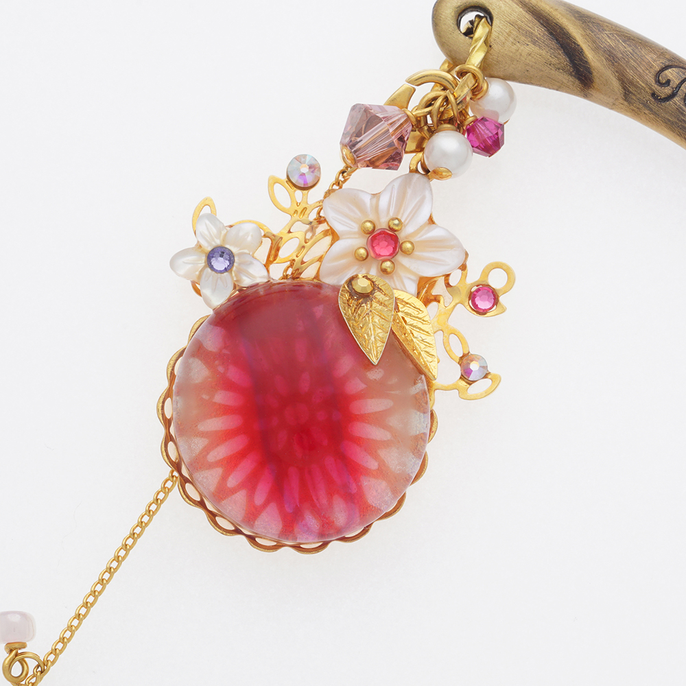 JewelryKyoto onlinestore かんざし ｜ すずな（ゴールドレッド）［1