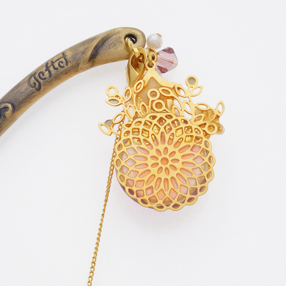 JewelryKyoto onlinestore かんざし ｜ すずな（ゴールドレッド）［1