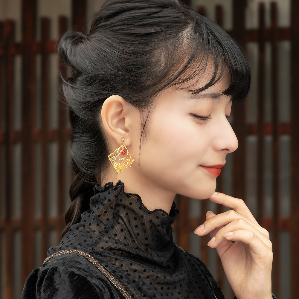 JewelryKyoto onlinestore | 大正浪漫［ピアス］ | 痛くないイヤリング