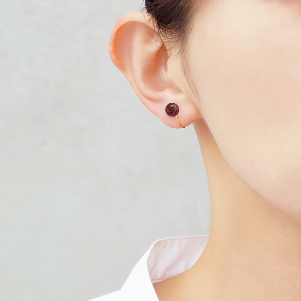 【ほぼ未使用】始まりの時 2トーンピアス 睦月 JewelryKyoto onlinestore ぴあり ｜ 1月：睦月（part2