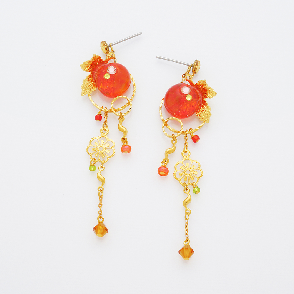 JewelryKyoto onlinestore ピアス ｜ 夕もみじ［ピアス］ ｜ 痛くない