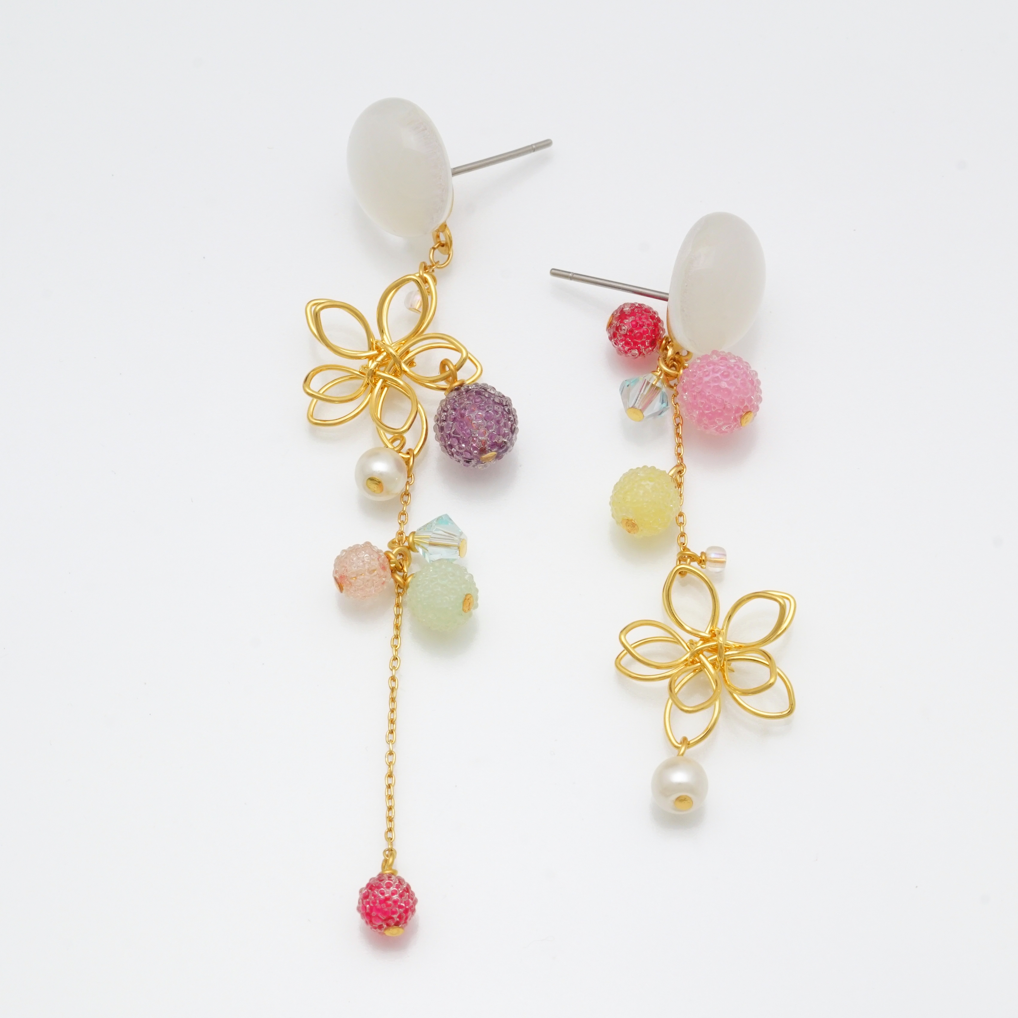 JewelryKyoto onlinestore ピアス ｜ 京の手まり飴［ピアス］ ｜ 痛く 