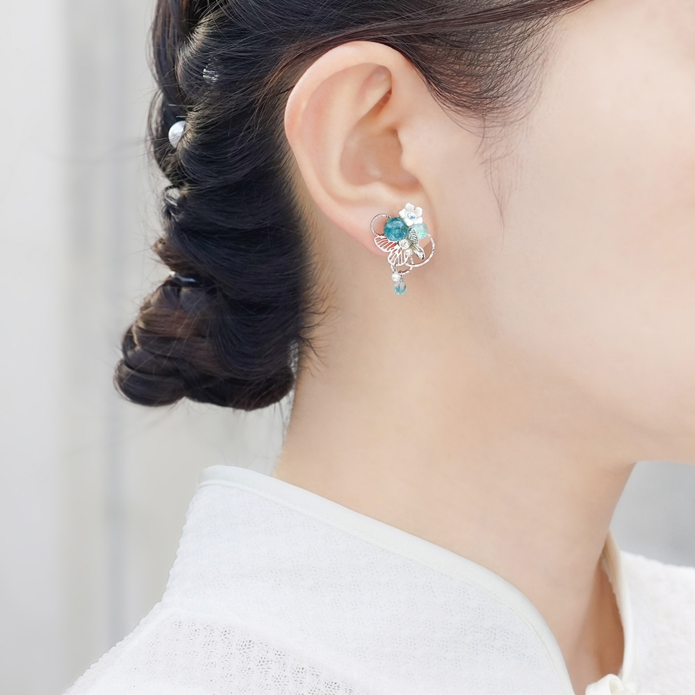 JewelryKyoto onlinestore ぴあり ｜ 雨蝶々 ｜ 痛くないイヤリング