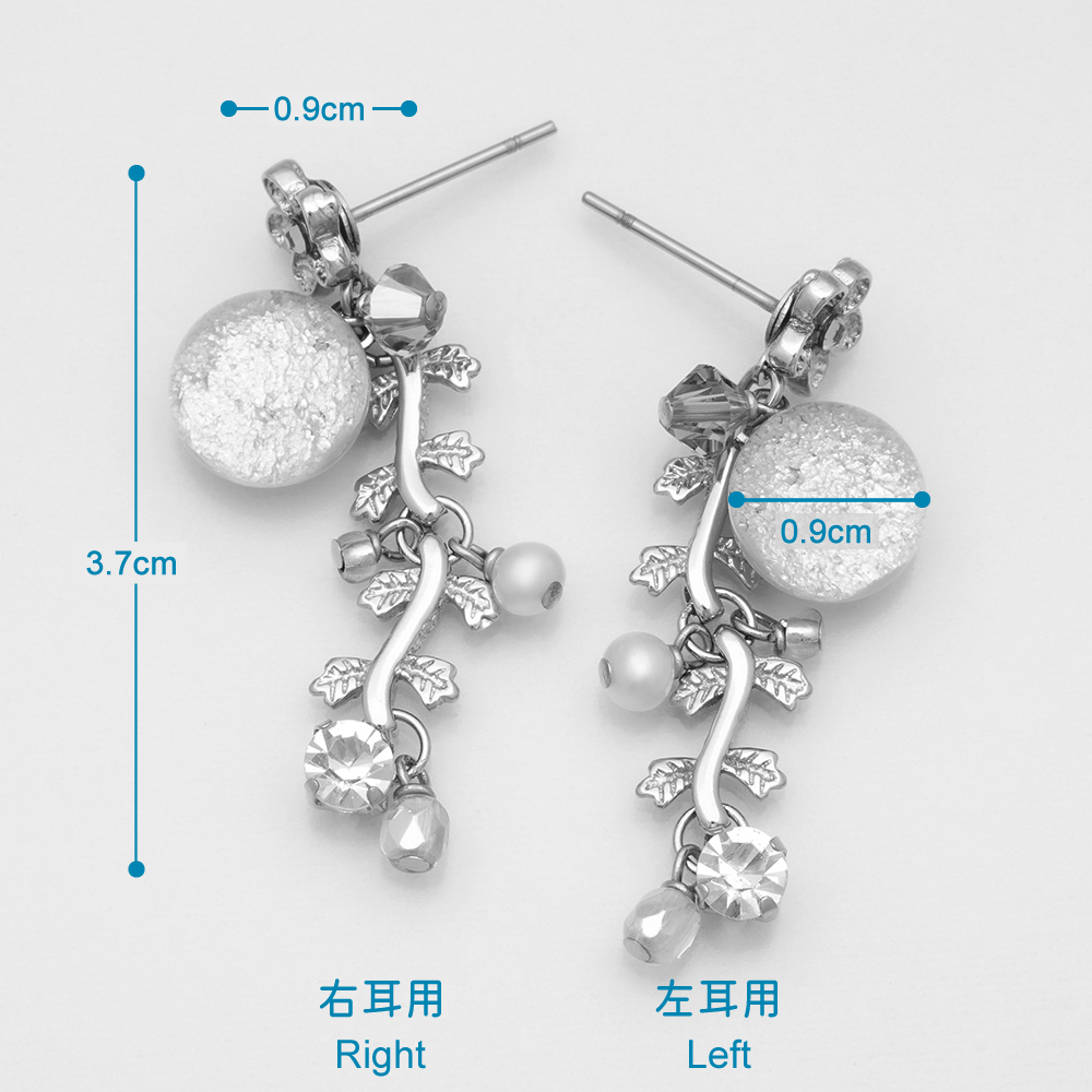 JewelryKyoto onlinestore ピアス ｜ 春の鴨川～はなさめ～［ピアス 