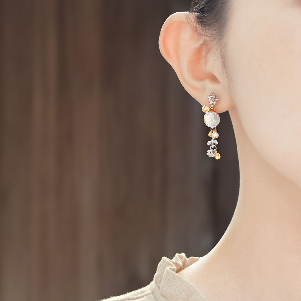 JewelryKyoto onlinestore ピアス ｜ 秋の鴨川～こはるび