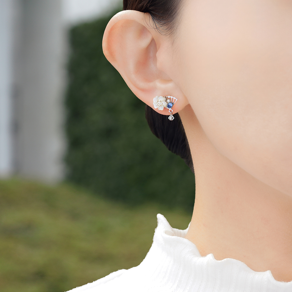 JewelryKyoto onlinestore ピアス ｜ 里桜（シルバー）［ピアス