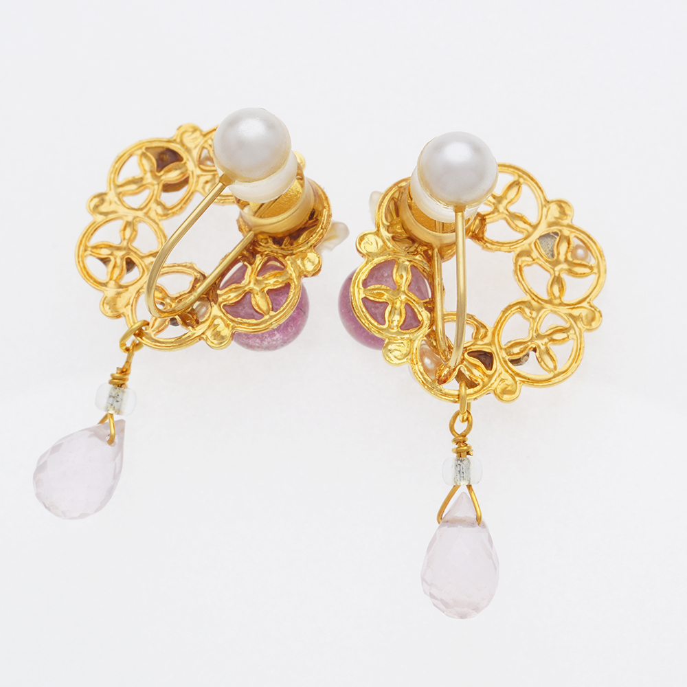 アクセサリー Kanon JewelryKyoto onlinestore ぴあり ｜ kanon（ローズクォーツ