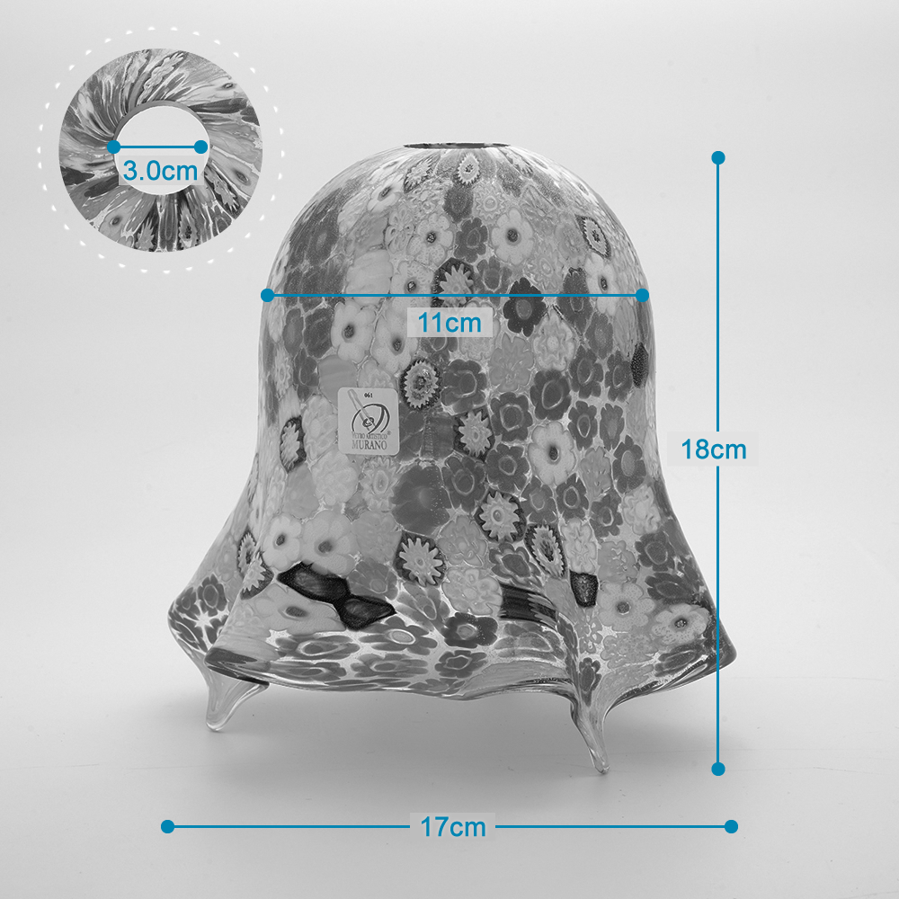 イタリア ヴェネチアン　MURANO ランプシェード　硝子ガラス工芸品 イタリア ヴェネチアン MURANO ランプシェード 硝子ガラス工芸品