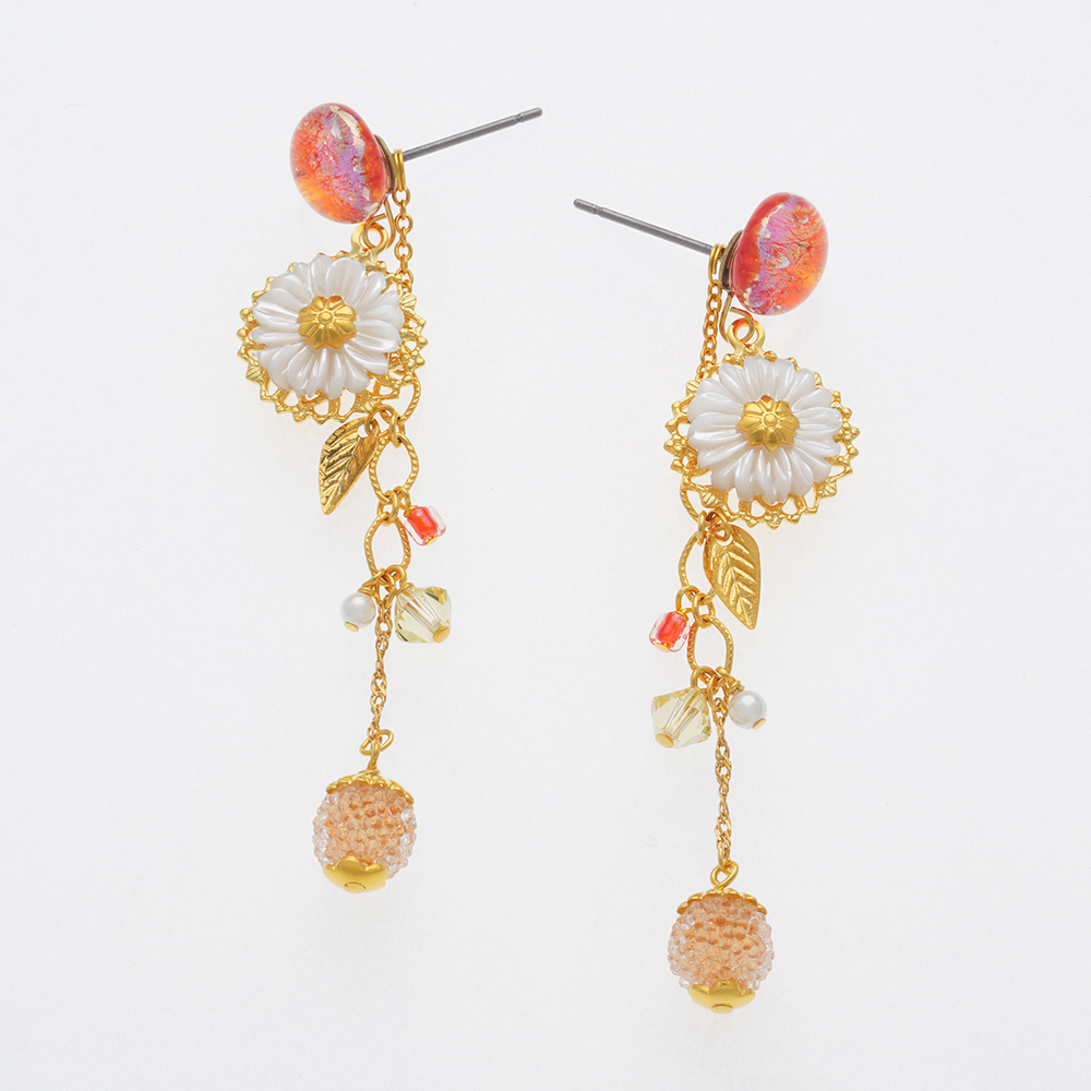 JewelryKyoto onlinestore | 夏とアザミ［ピアス］ | 痛くない