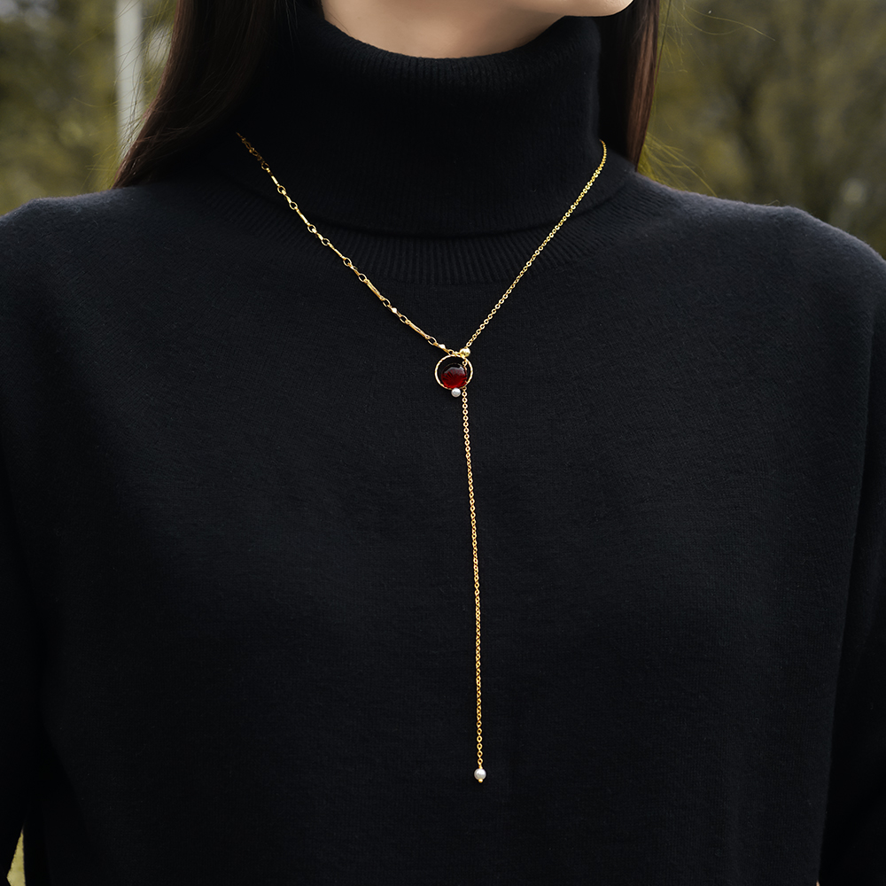 JewelryKyoto onlinestore | 緋影［ネックレス］ | 痛くないイヤリング